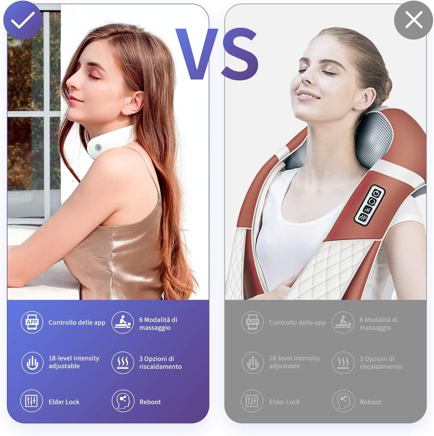 Massaggiatore Portatile per Collo e Spalle – Relax e Rinnovamento Ovunque